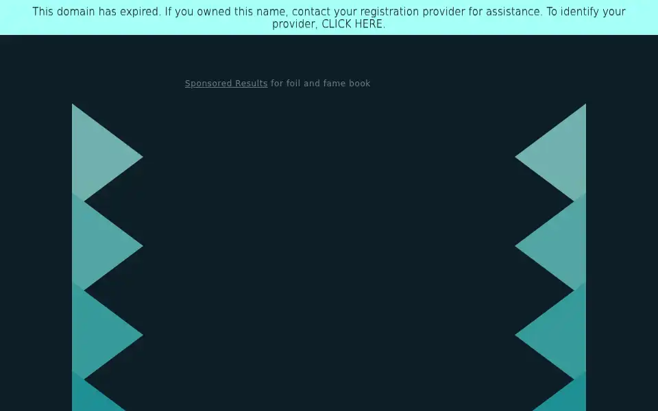 Screenshot of foilandfame.com