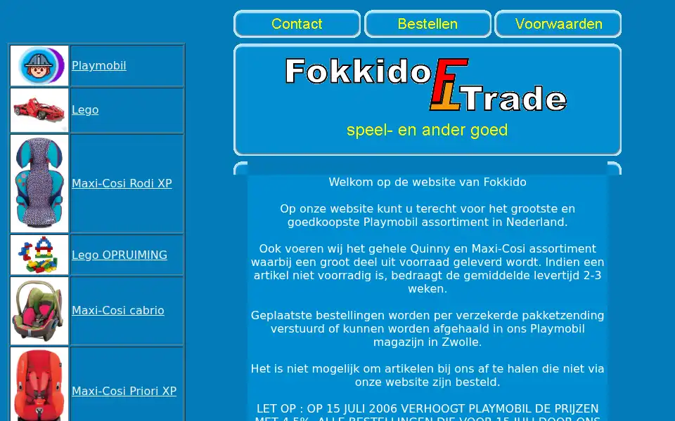 Screenshot of fokkido.com