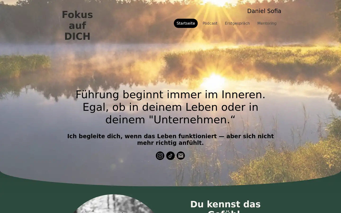 Screenshot of fokusaufdich.de