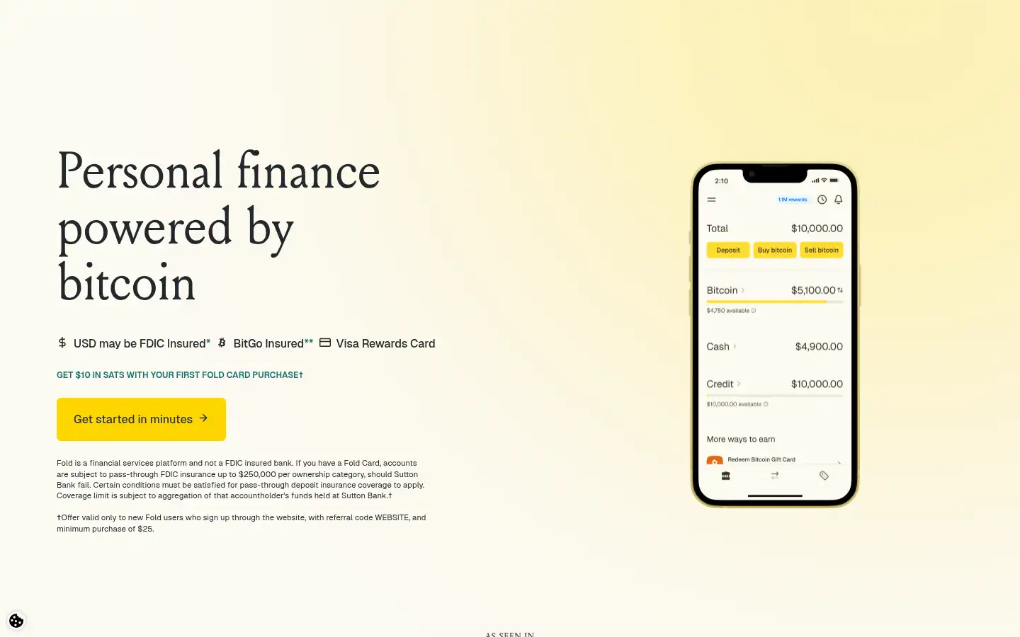 Screenshot of foldapp.com