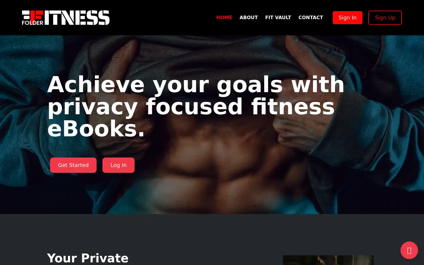 Screenshot of folderfitness.com