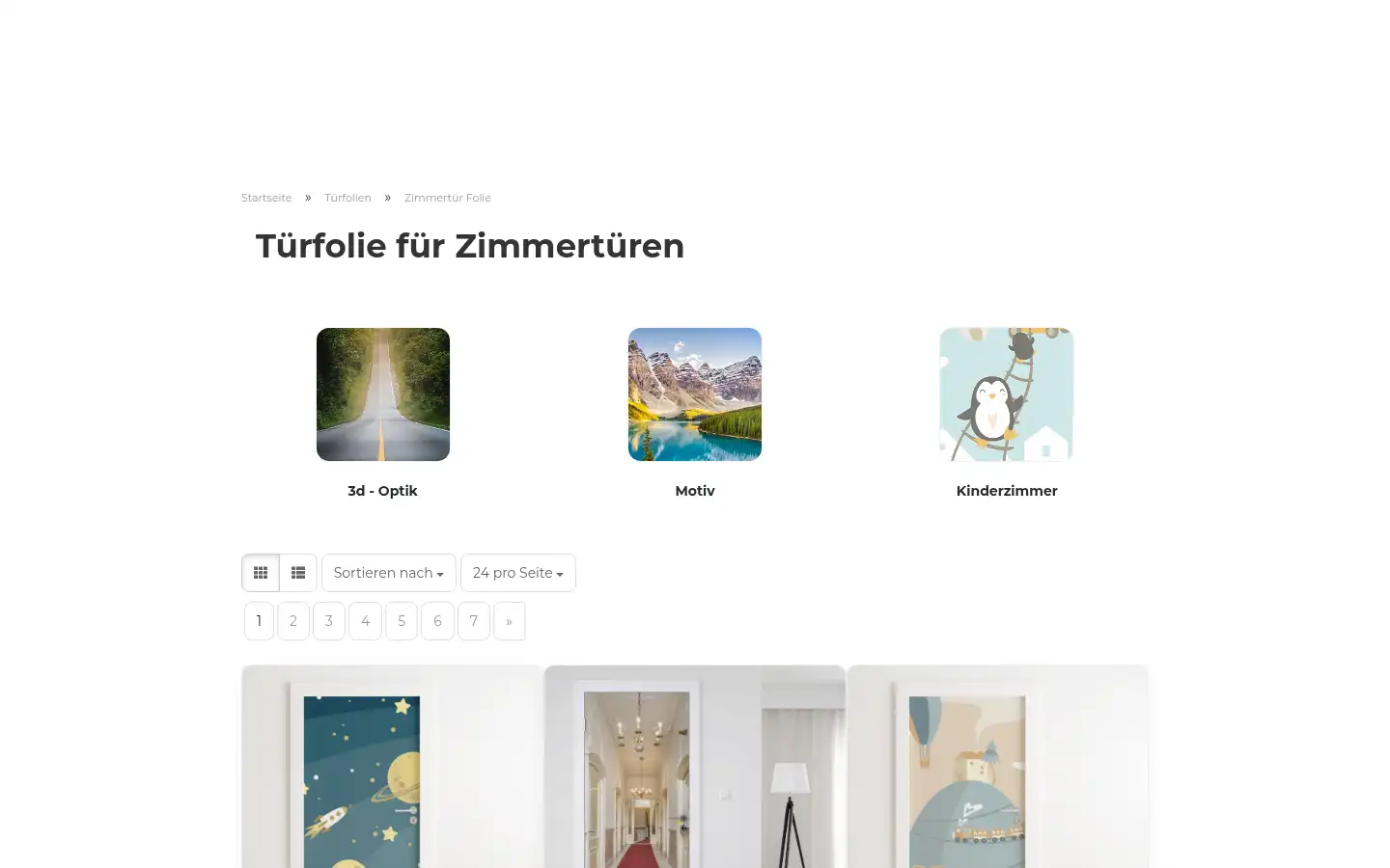 Screenshot of folien21.de