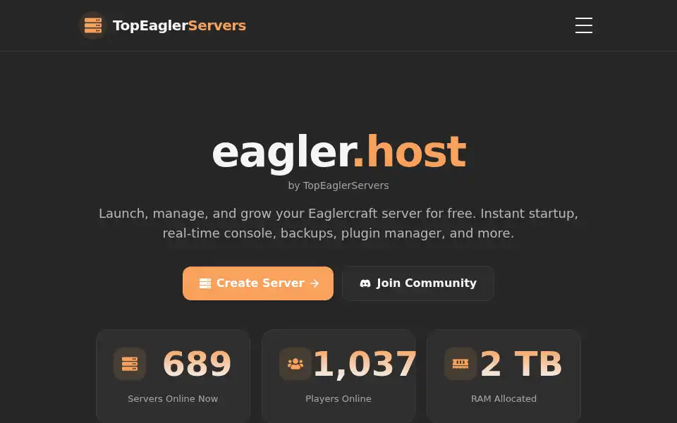 Screenshot of folk.eagler.host
