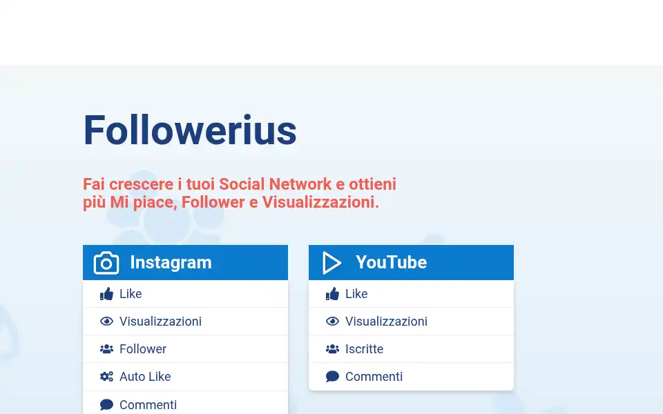 Screenshot of followerius.com