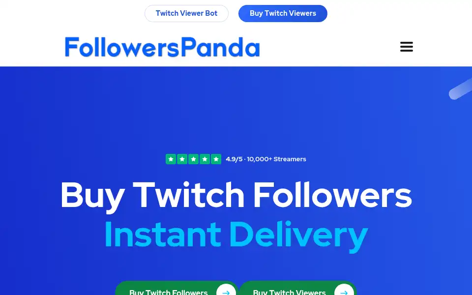 Screenshot of followerspanda.com