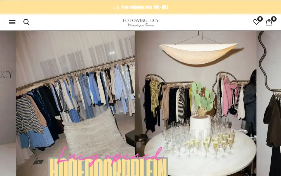 Screenshot of followinglucy.com
