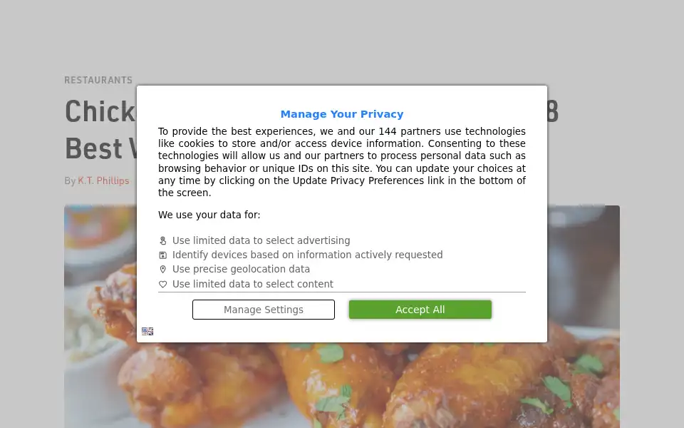Screenshot of foodrepublic.com