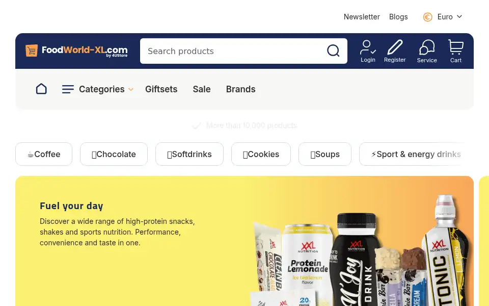 Screenshot of foodworld-xl.com