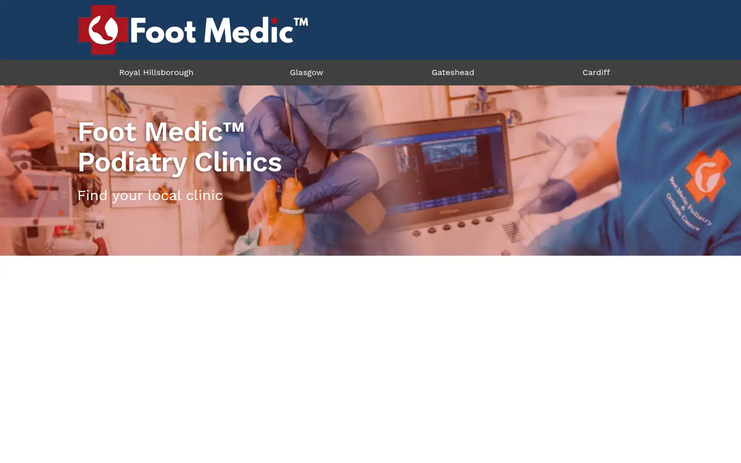 Screenshot of foot-medic.co.uk