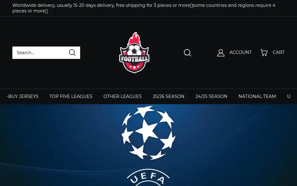 Screenshot of footballseuro.com