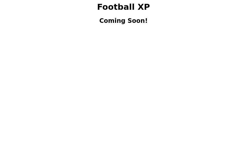 Screenshot of footballxp.com