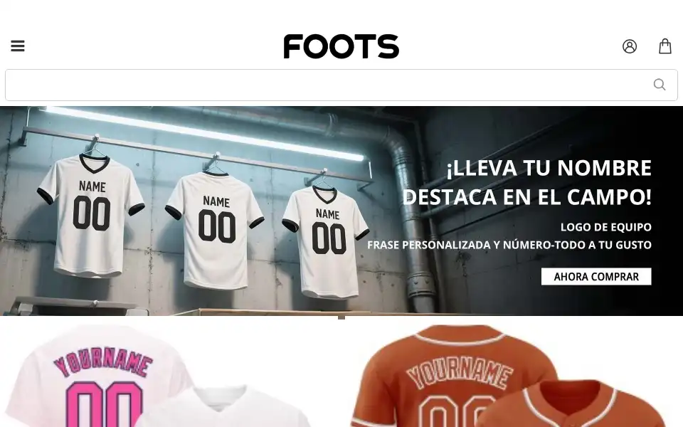 Screenshot of foots.es