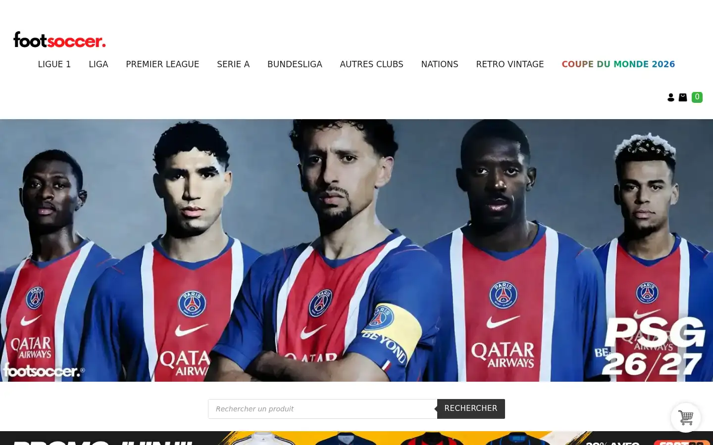 Screenshot of footsoccerpro.co