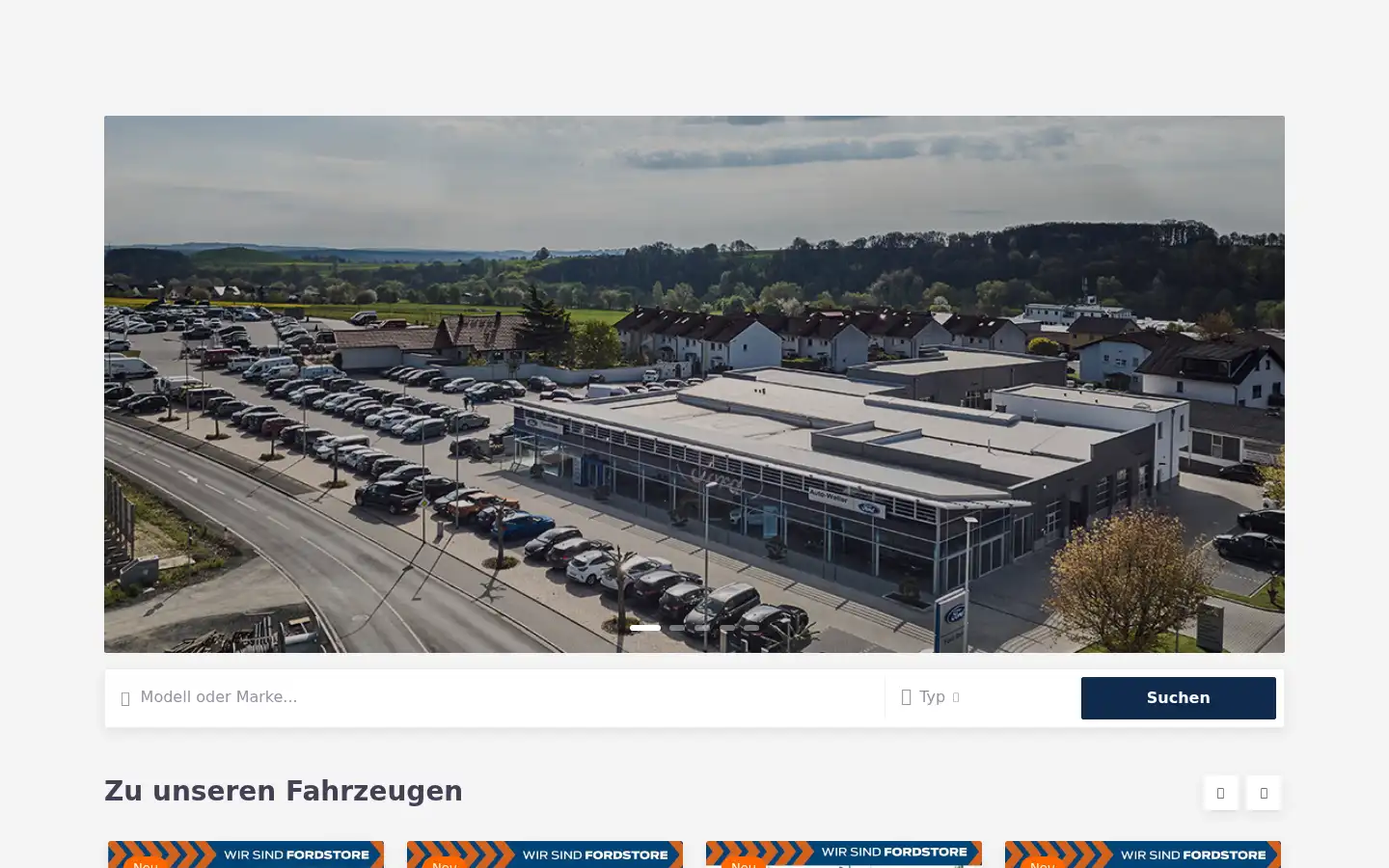 Screenshot of ford-weller.de