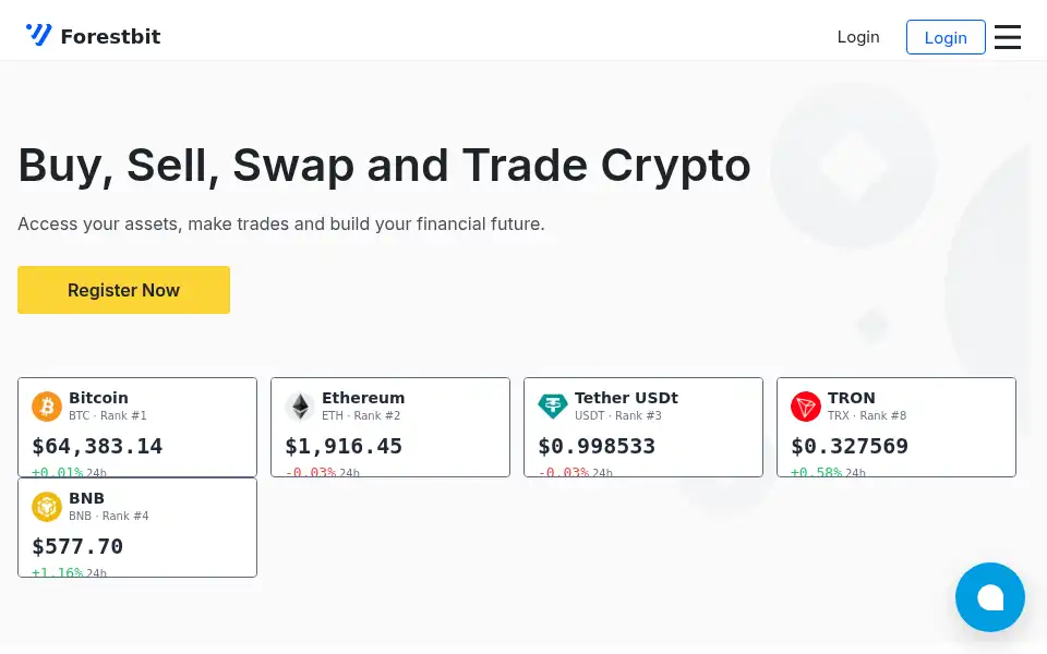 Screenshot of forestbit.online
