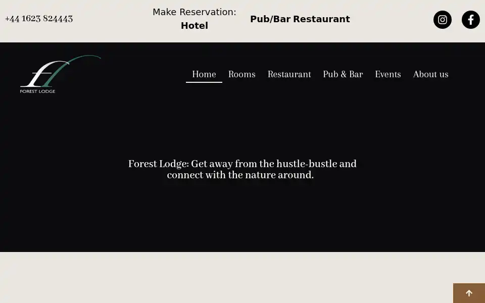 Screenshot of forestlodgehotel.co.uk