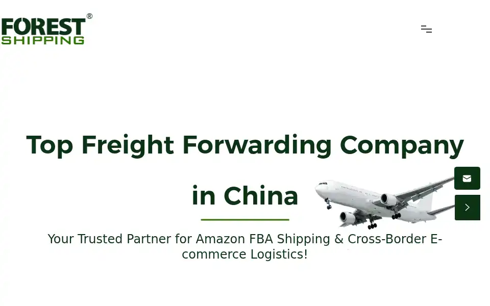 Screenshot of forestshipping.com