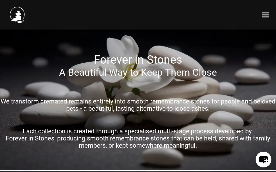 Screenshot of foreverinstones.co.uk