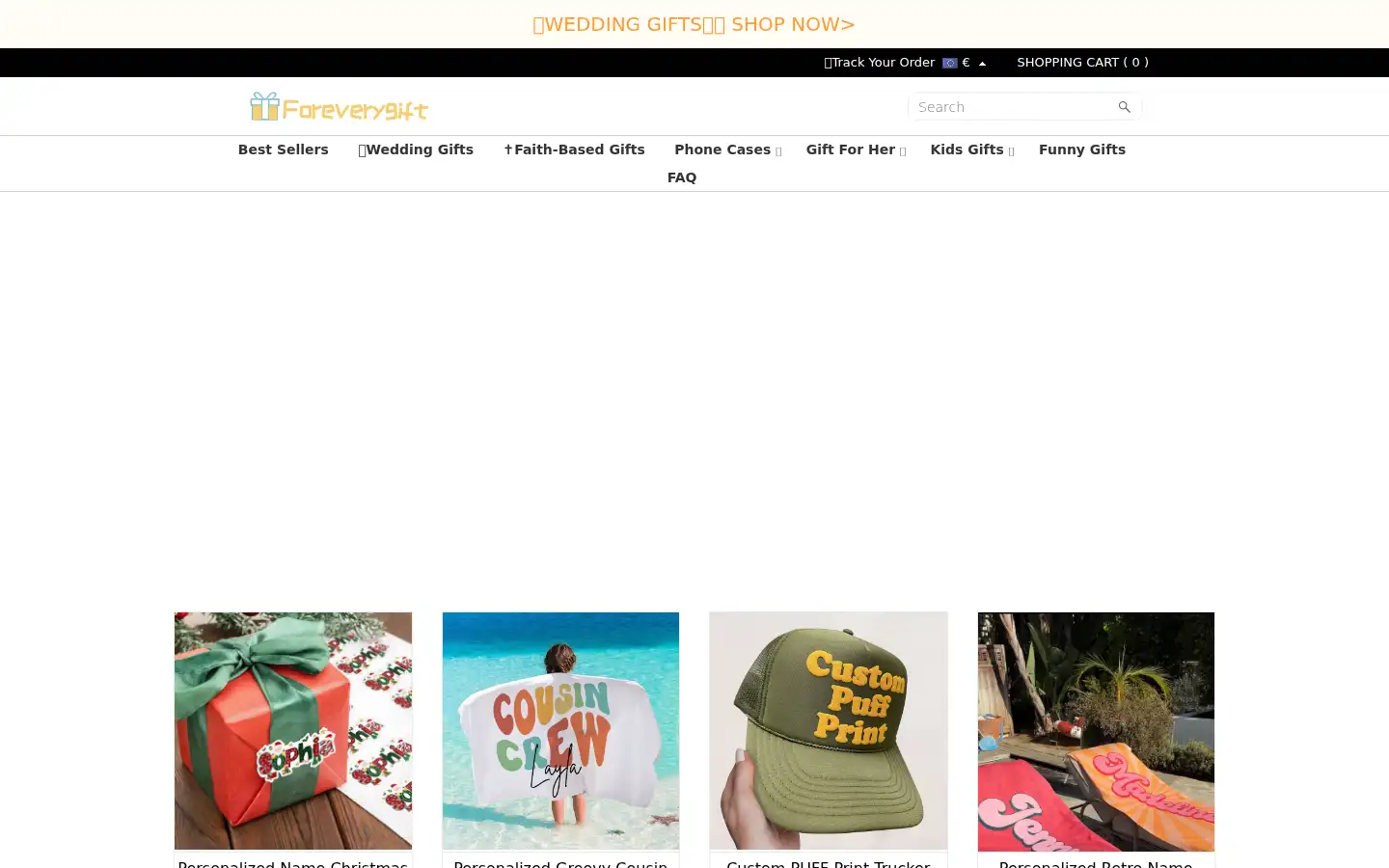 Screenshot of foreverygift.com