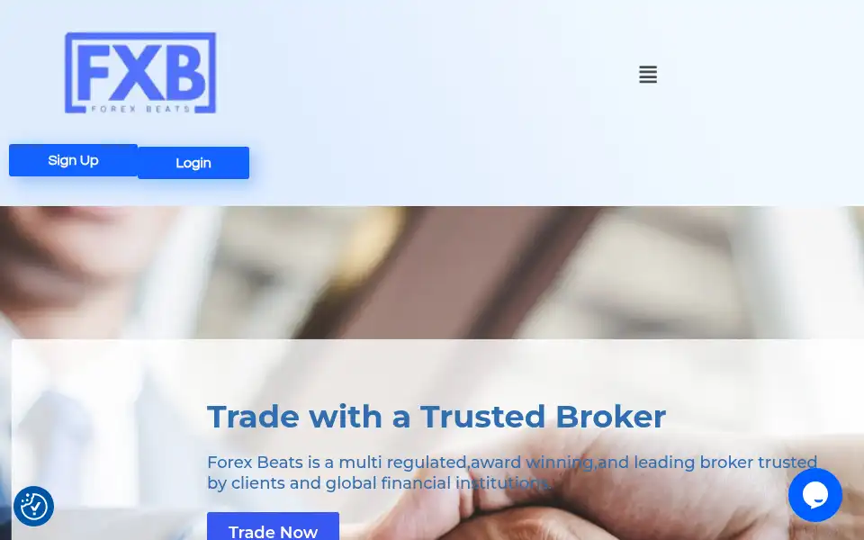 Screenshot of forexbeats.com