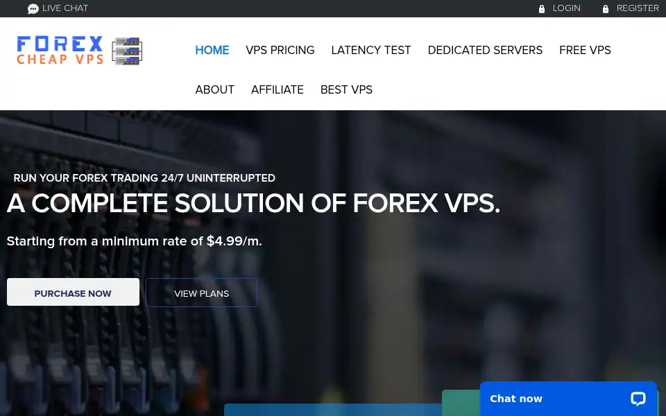 Screenshot of forexcheapvps.com