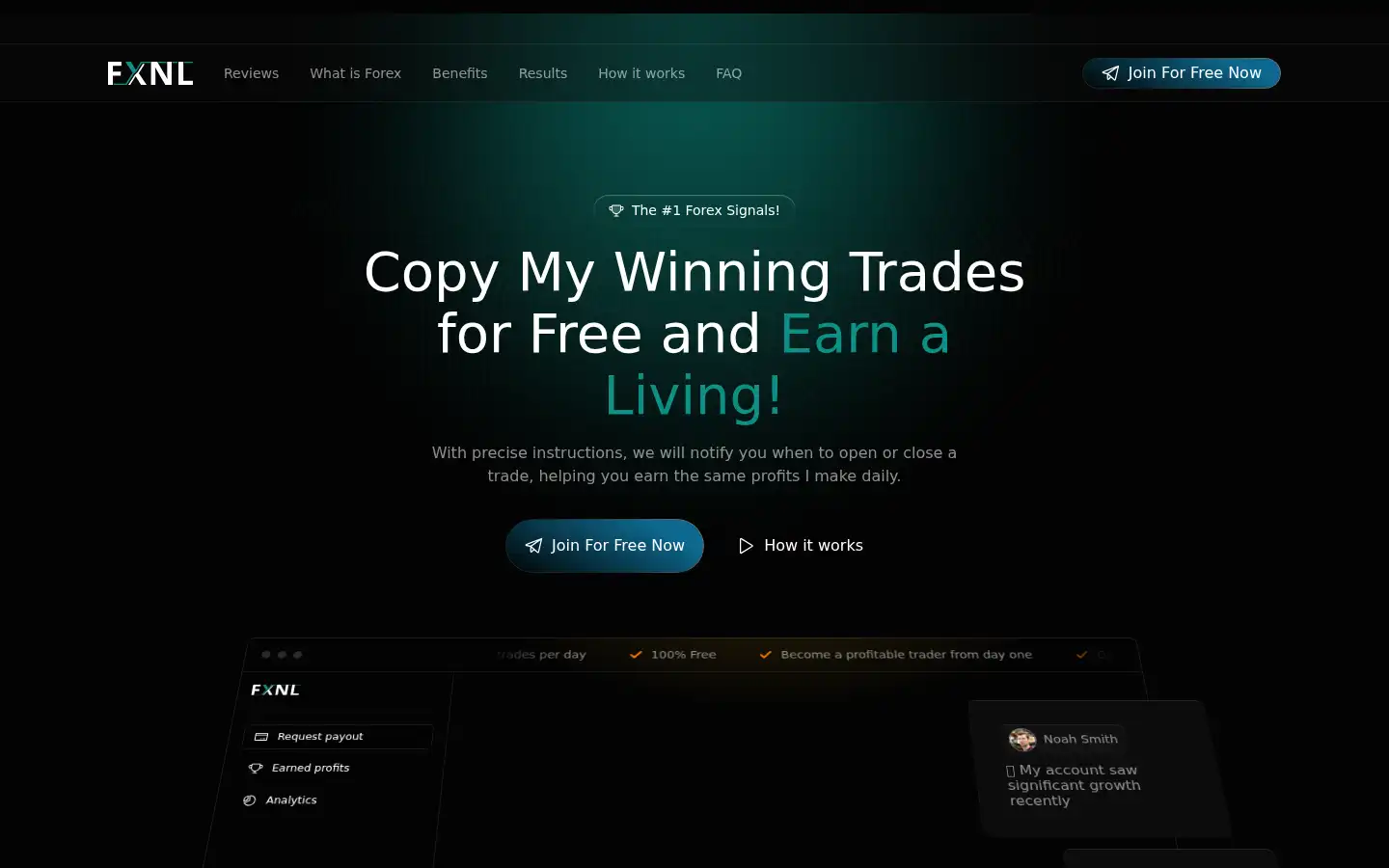 Screenshot of forexfxnl.com