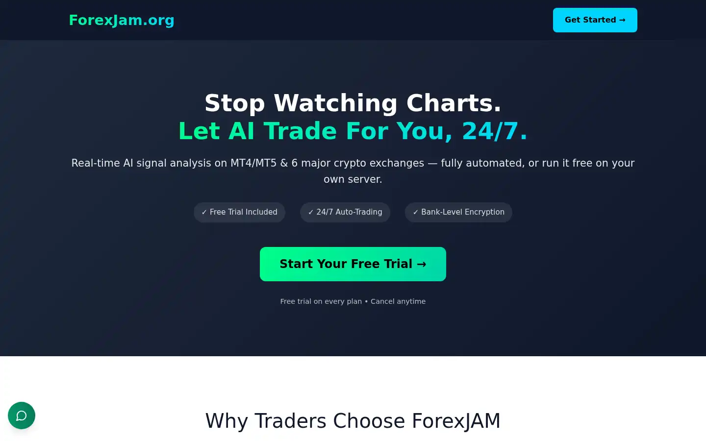 Screenshot of forexjam.org
