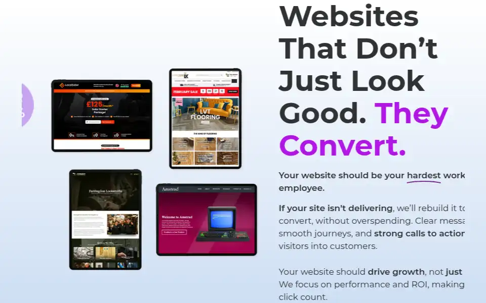 Screenshot of forgedmarketing.co.uk