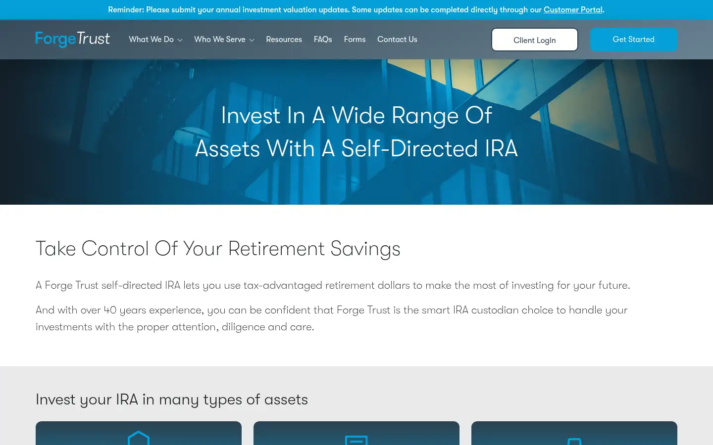 Screenshot of forgetrust.com