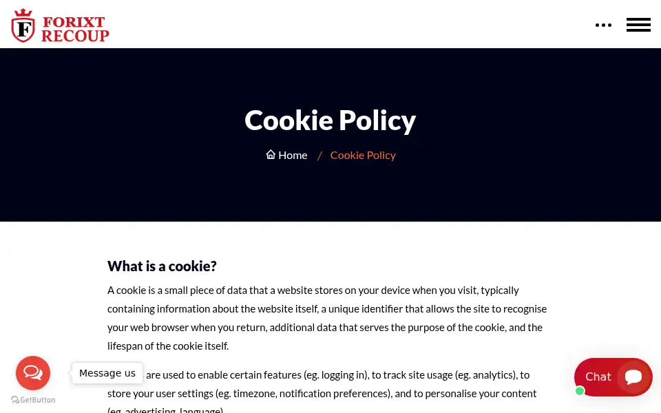Screenshot of forixt.org