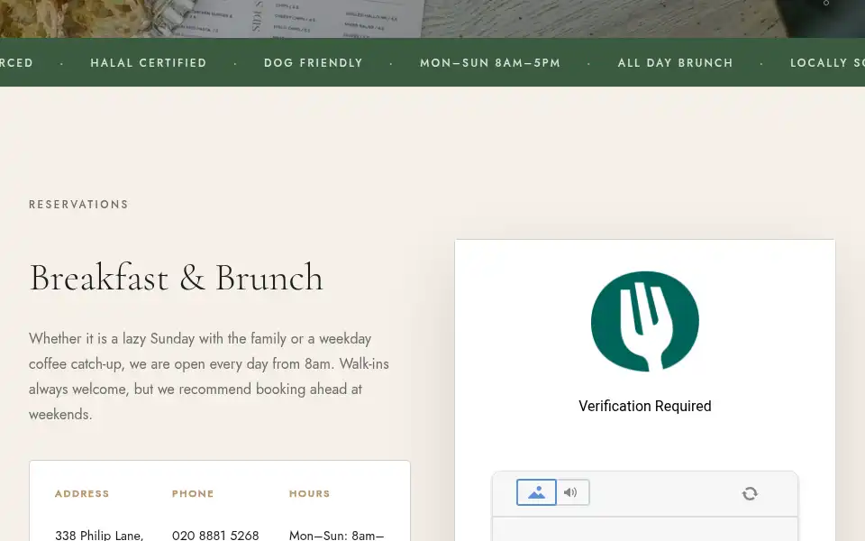 Screenshot of forksandgreen.co.uk