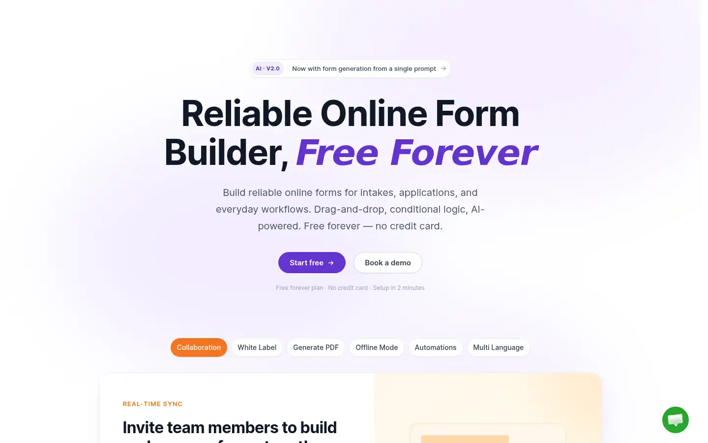 Screenshot of formester.com