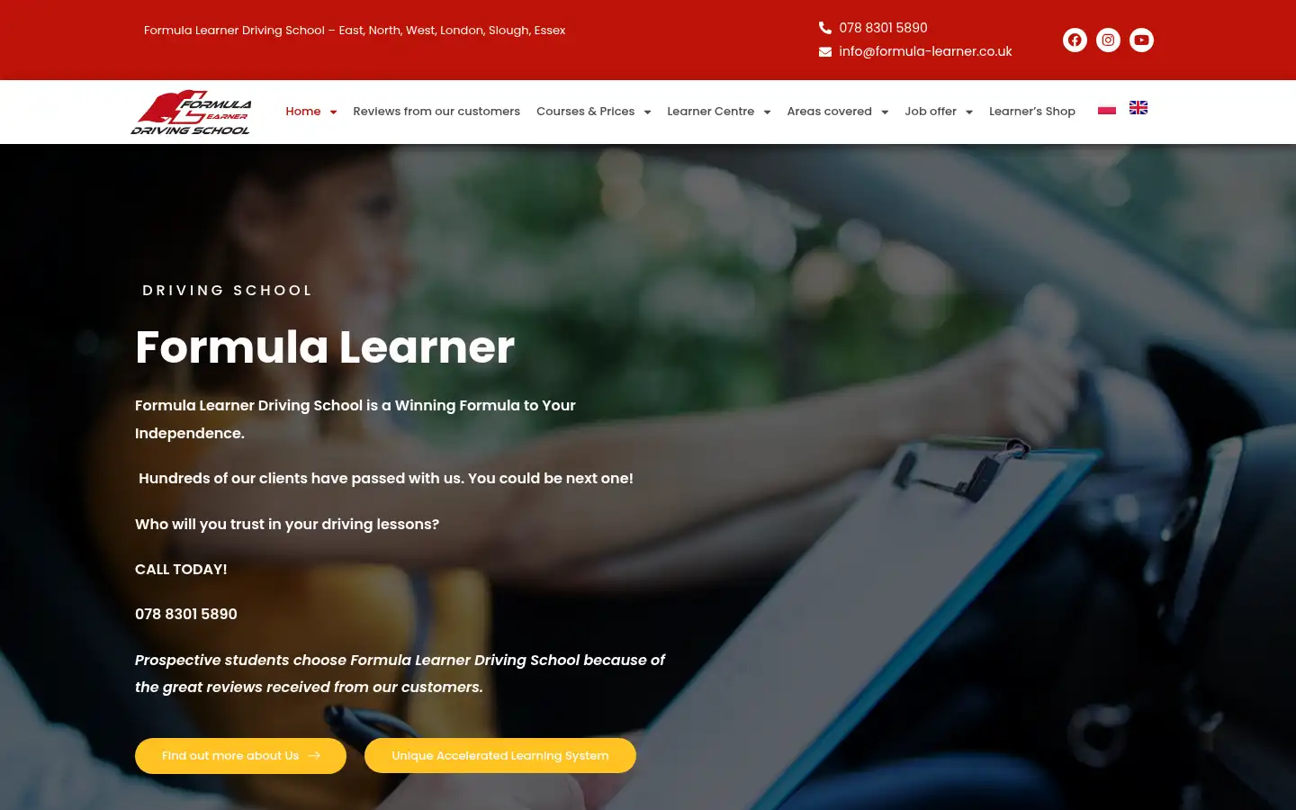 Screenshot of formula-learner.co.uk