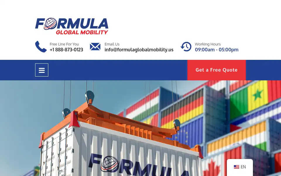 Screenshot of formulaglobalmobility.us