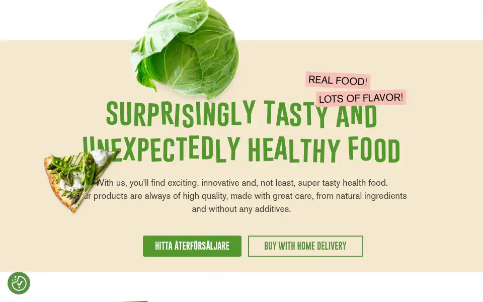 Screenshot of forrealfoods.se