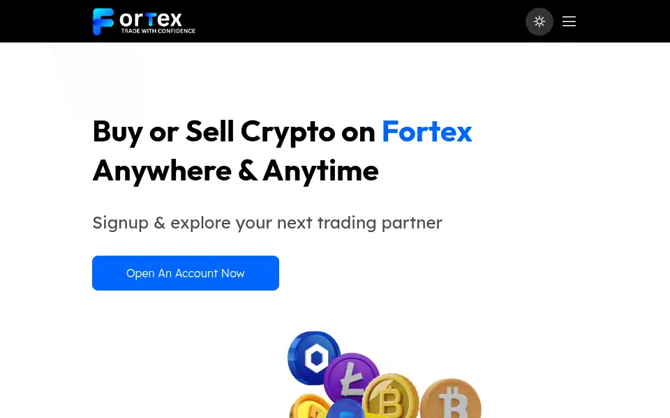 Screenshot of fortex.ltd