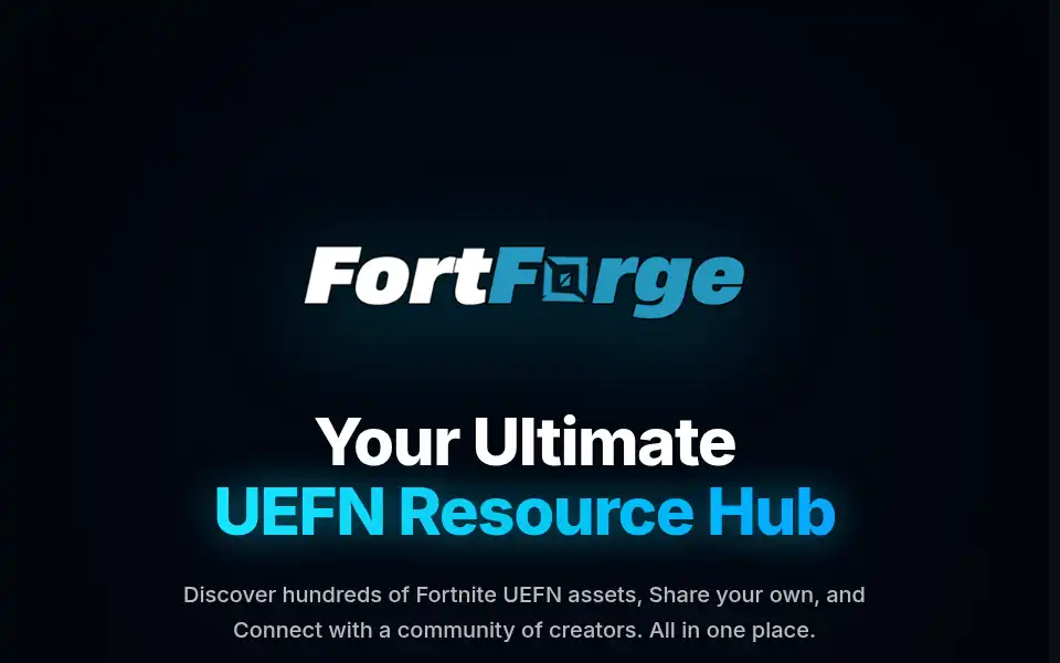 Screenshot of fortforge.dev