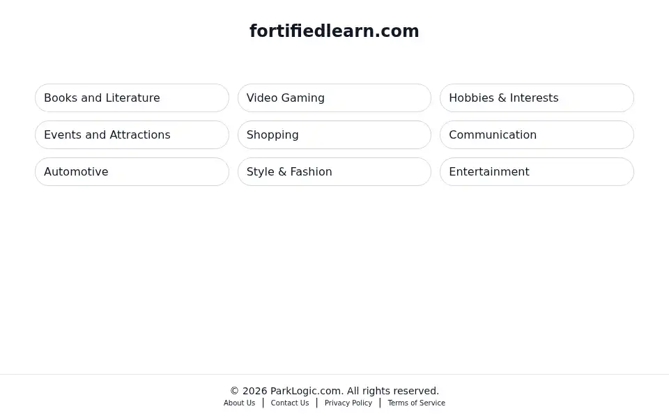 Screenshot of fortifiedlearn.com