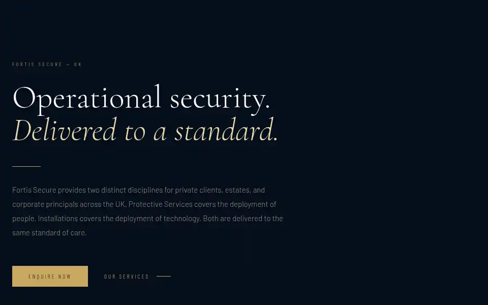 Screenshot of fortissecure.io