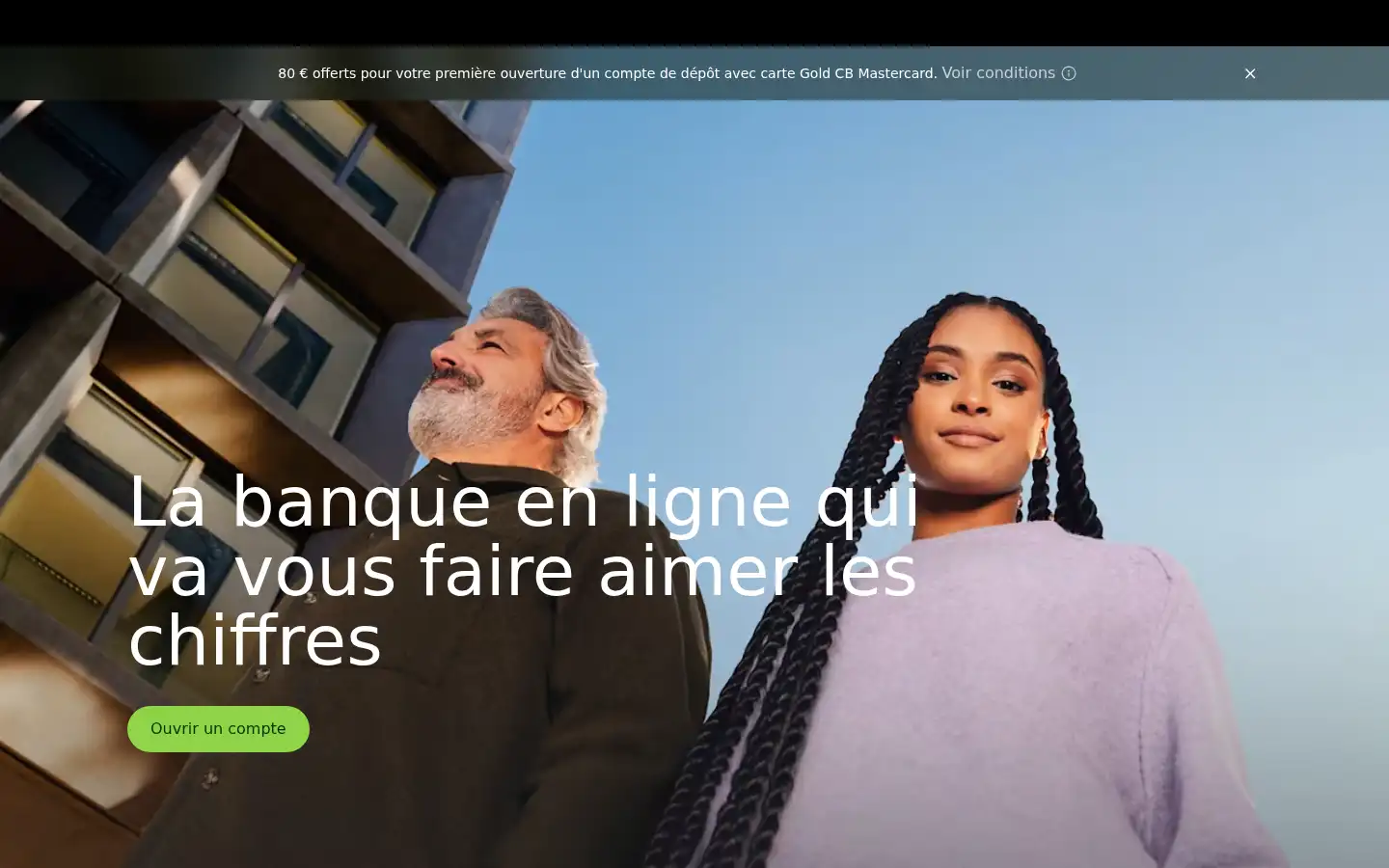 Screenshot of fortuneo.fr