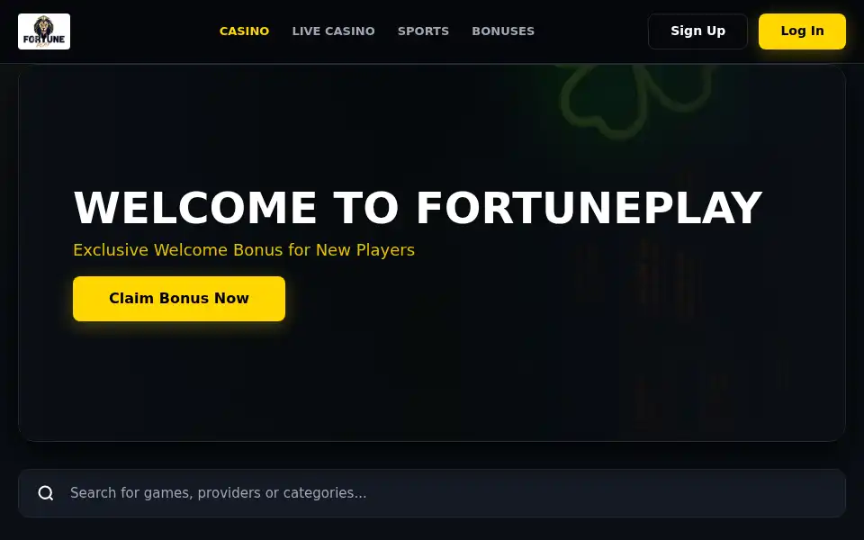 Screenshot of fortuneplays.live