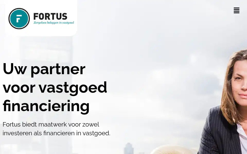 Screenshot of fortus.nl