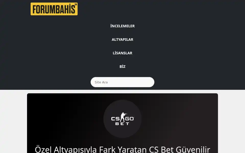 Screenshot of forum-bahis.com