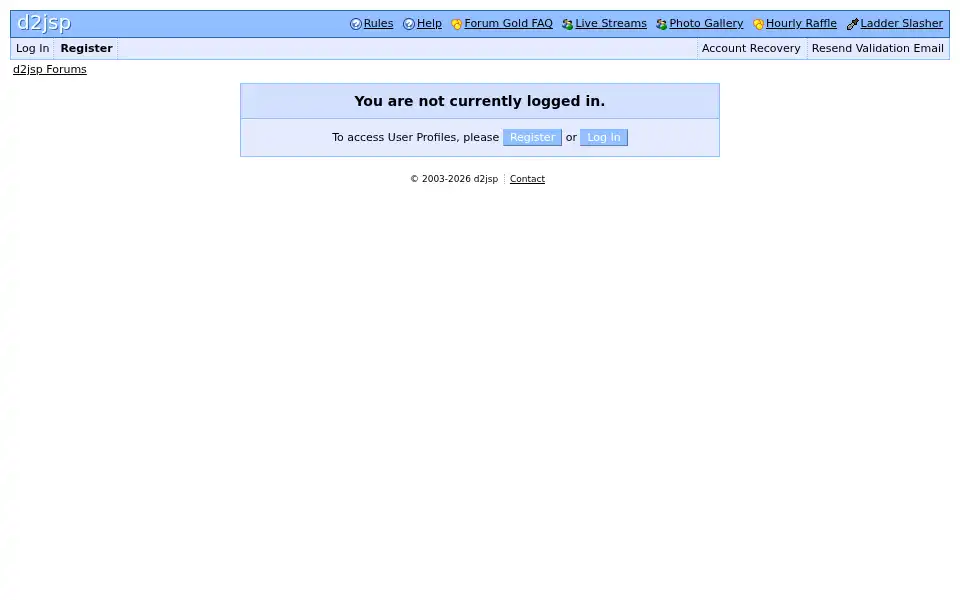 Screenshot of forums.d2jsp.org