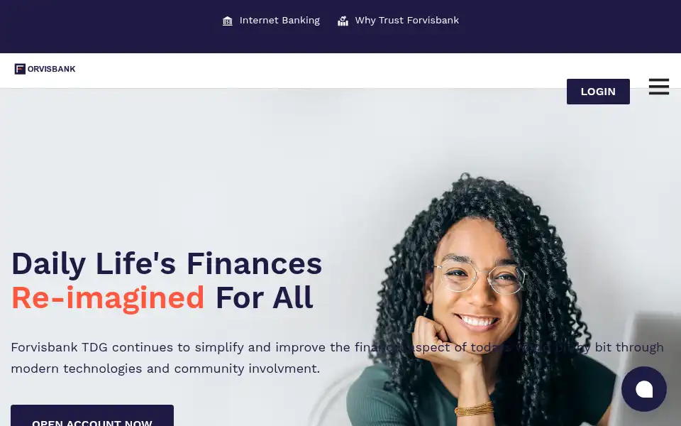 Screenshot of forvisbanke.com