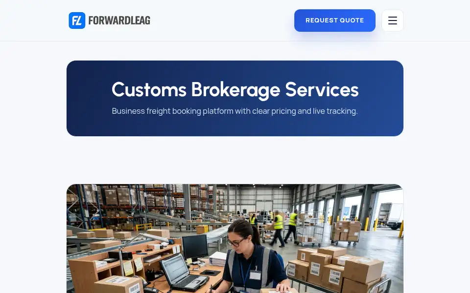 Screenshot of forwardleag.com