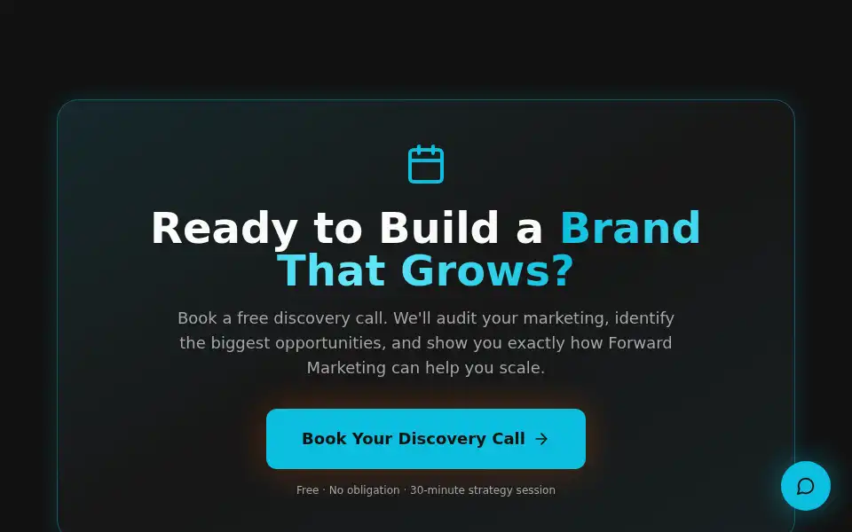 Screenshot of forwardmarketing.co