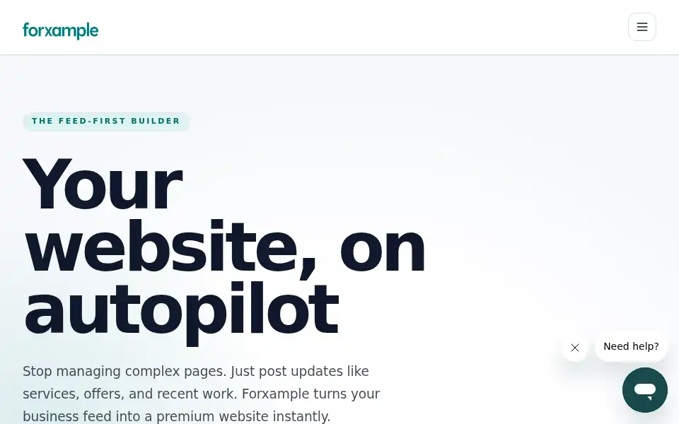 Screenshot of forxample.com