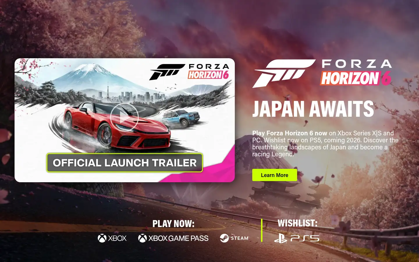 Screenshot of forza.net