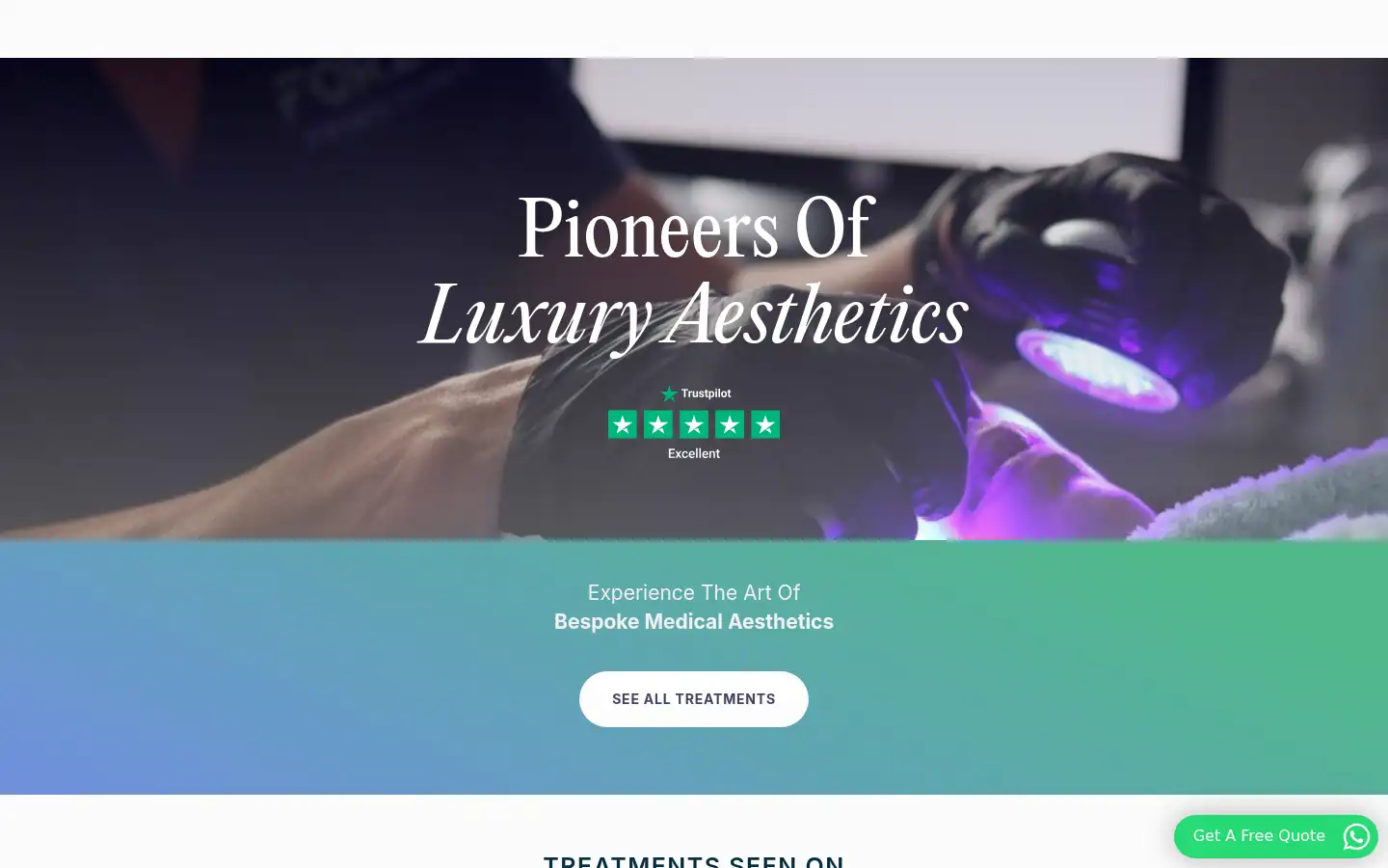 Screenshot of forzaprivateclinic.co.uk